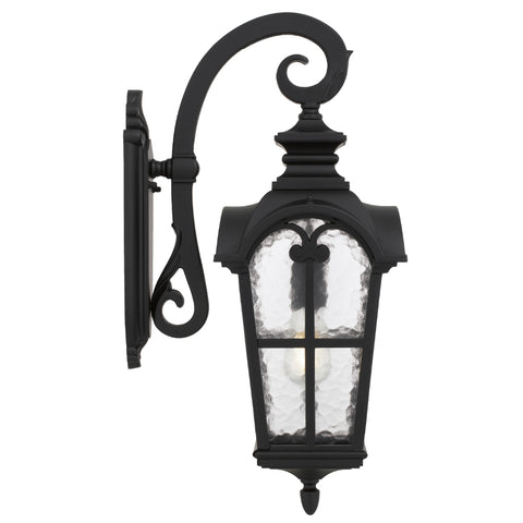 Shelton IP44 Exterior Wall Light Black Sand