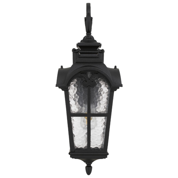 Shelton IP44 Exterior Wall Light Black Sand