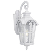 Shelton IP44 Exterior Wall Light White Sand