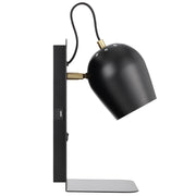 Shyn Wall Light with Switch Black with Antique Brass