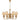 Siedel 8lt Pendant Copper with Cream Shades