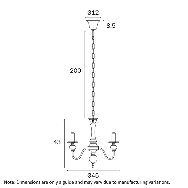 Siedel 3lt Pendant Copper