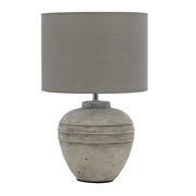 Sierra Ceramic Table Lamp Grey