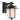 Silvan IP44 Exterior Wall Light Black with Seeded Glass