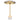 SISBY 12w LED 3000K Plated Matt Brass with White Marble Base Table Lamp