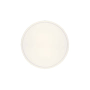 SKY 18w LED CCT Triac Dimmable White Trim IP44 23cm Oyster