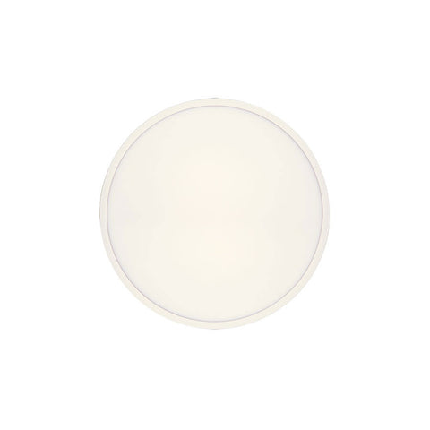 SKY 18w LED CCT Triac Dimmable White Trim IP44 23cm Oyster