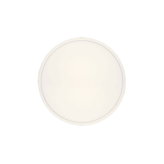 SKY 18w LED CCT Triac Dimmable White Trim IP44 23cm Oyster