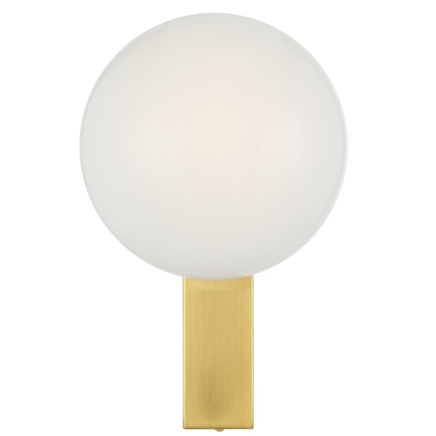 Skyla Touch Wall Light Antique Gold and Opal (Globe Included)