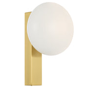 Skyla Touch Wall Light Antique Gold and Opal (Globe Included)