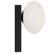 Skyla Touch Wall Light Antique Black and Opal (Globe Included)