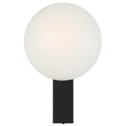 Skyla Touch Wall Light Antique Black and Opal (Globe Included)