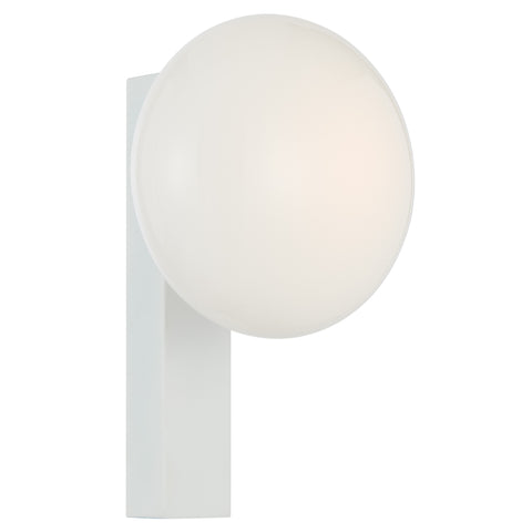 Skyla Touch Wall Light Antique White and Opal (Globe Included)