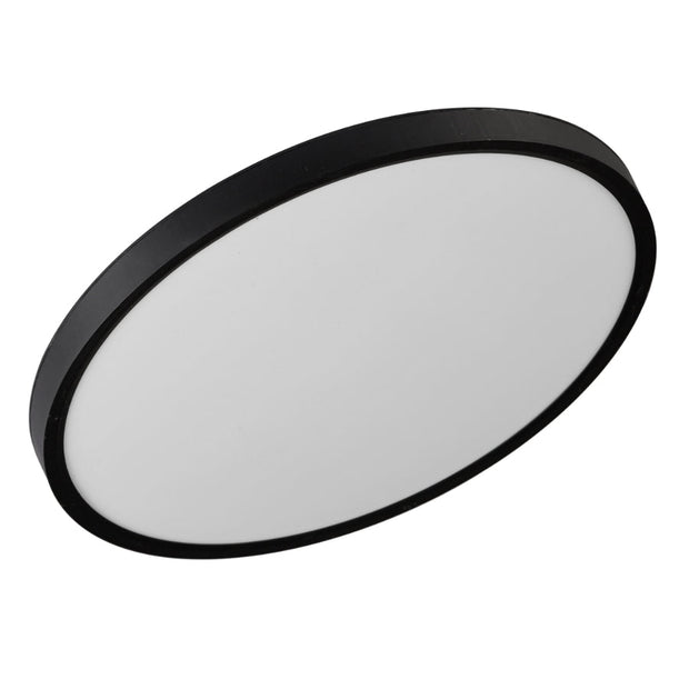 SKY 42w LED CCT Triac Dimmable Black Trim IP44 60cm Oyster