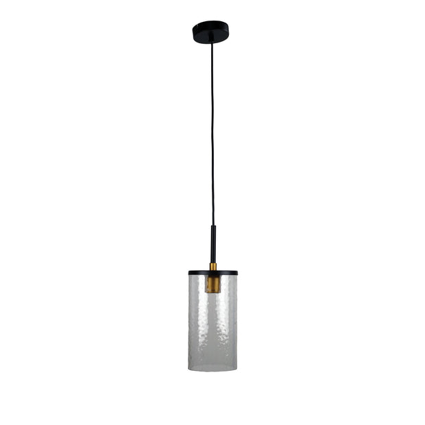 Raymont Single Pendant Black and Clear