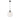 MARCONI.18 Black with Ripple Clear Glass Small Pendant