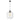 MARCONI.25 Black with Ripple Clear Glass Large Pendant