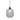 MARCONI.25 Black with Ripple Clear Glass Large Pendant