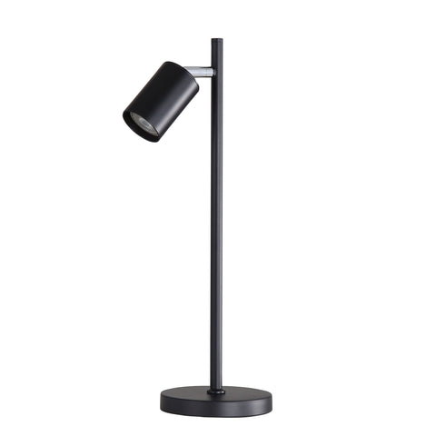 PONTE 1 Light Black GU10 Desk Lamp