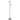 PONTE 2 Light Black/Satin Brass GU10 Floor Lamp