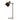 ARI Black With Antique Brass E27 Desk Lamp