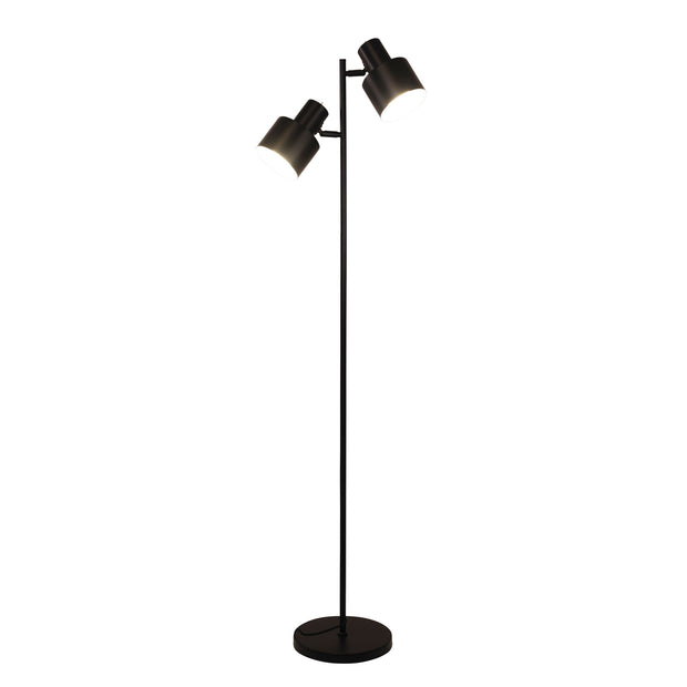 ARI Twin Black E27 Floor Lamp