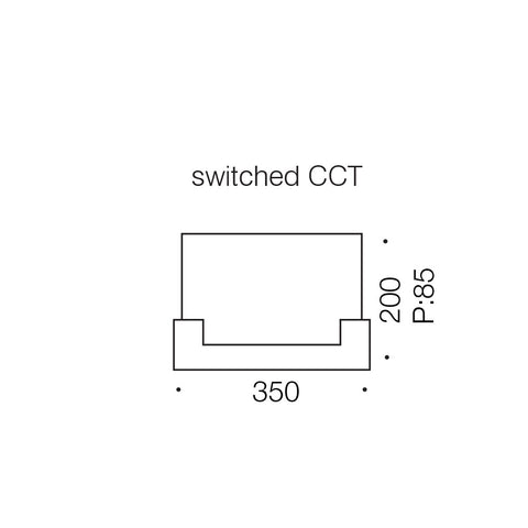 Solita Wall Light Tri-Colour LED White Large
