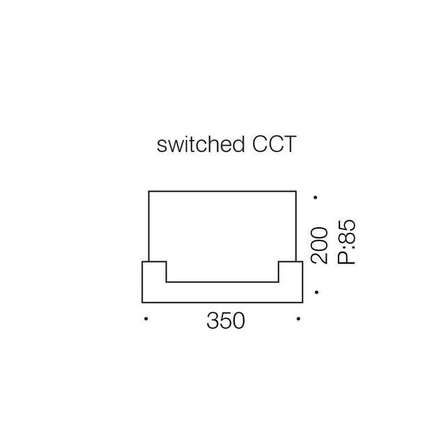 Solita Wall Light Tri-Colour LED White Large