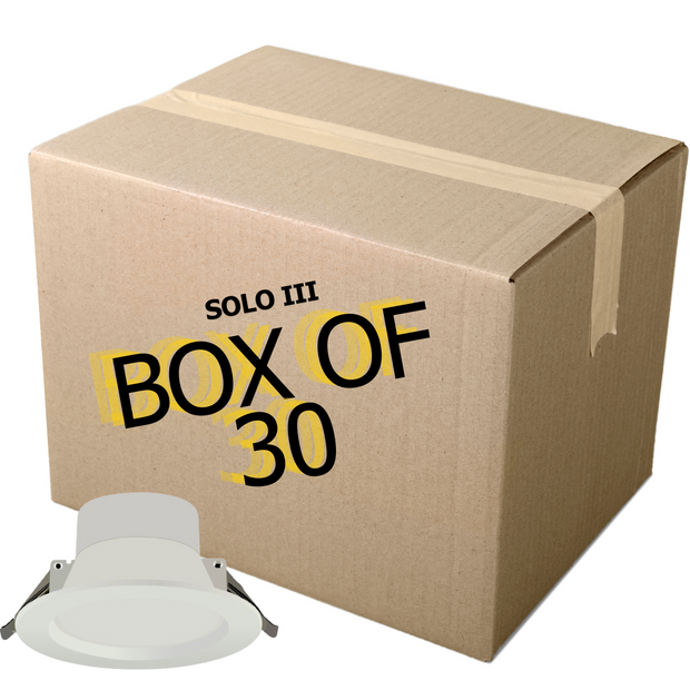 Solo III 8w Recessed Face Downlight Box of 30