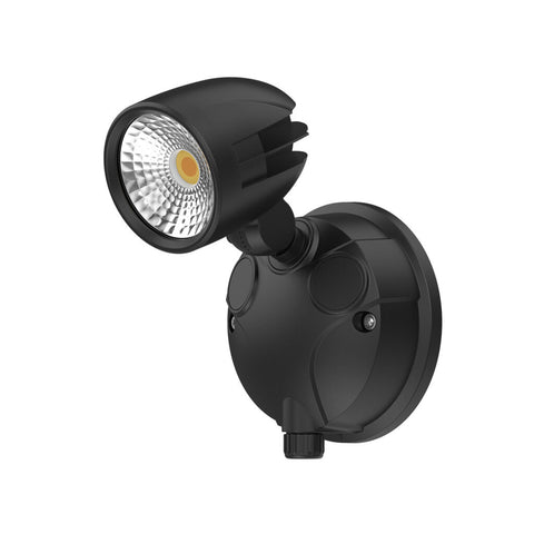 Spartan 12 LED CCT Single Black Spot light
