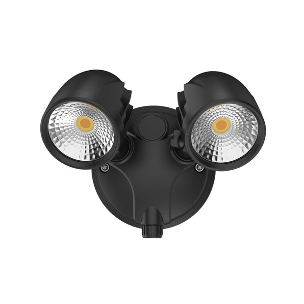 Spartan 12w TRI Twin Black IP65 Spotlight