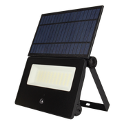 Salray 1500lm Solar IP65 Flood Light with Sensor Black