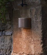 Small Step Light 12v G4 IP65 Curved Antique Bronze