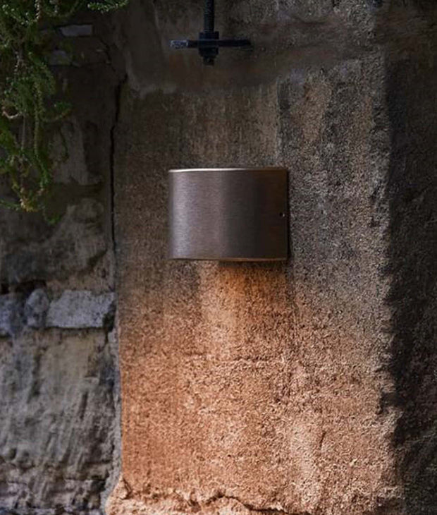Small Step Light 12v G4 IP65 Curved Antique Bronze