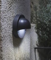 Ste4 Surface Mount Exterior Step Light - Black 240v