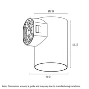 Stina 1 Light Wall Lamp 9w CCT White IP65