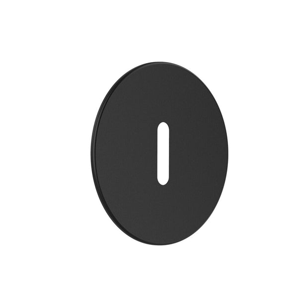 Edge Black Slotted Magnetic Round Trim Only to suit Edge Step Light