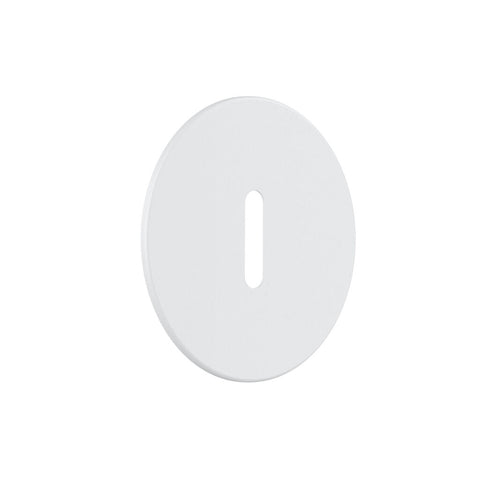 Edge White Slotted Magnetic Round Trim Only to suit Edge Step Light