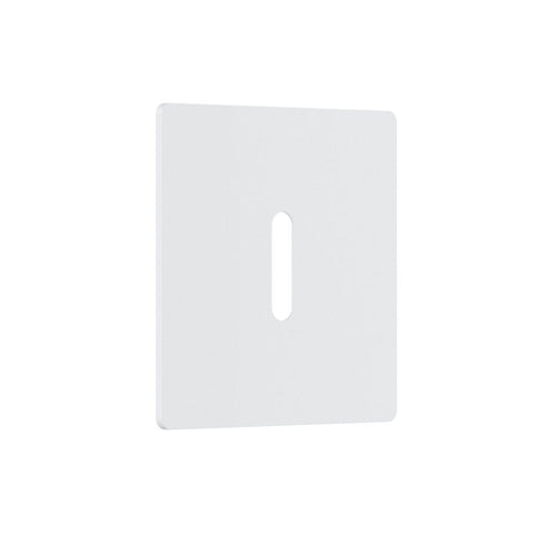 Edge White Slotted Magnetic Square Trim Only to suit Edge Step Light