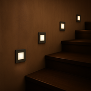 STOW 3w LED CCT 240v Titan Square Stair Light