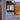 Strand IP43 Exterior Wall Light Black with Seeded Glass