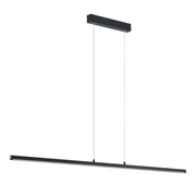 SUMNER 36w LED CCT 3 Step Dimmable 1400mm Black Linear Pendant