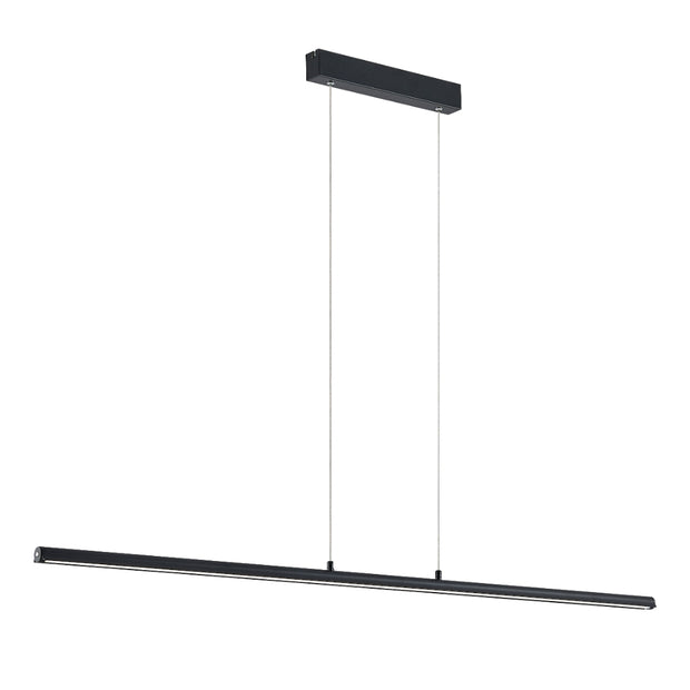 SUMNER 36w LED CCT 3 Step Dimmable 1400mm Black Linear Pendant