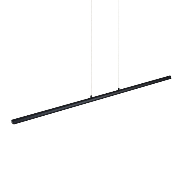 SUMNER 36w LED CCT 3 Step Dimmable 1400mm Black Linear Pendant