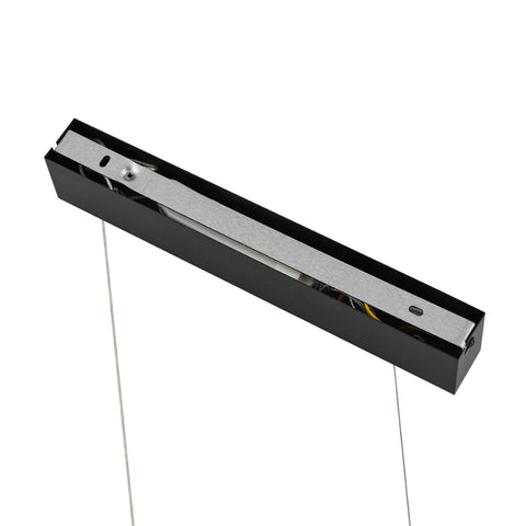 SUMNER 36w LED CCT 3 Step Dimmable 1400mm Black Linear Pendant
