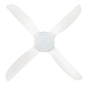 Vector II 52 Ceiling Fan Pure White with CCT LED Light