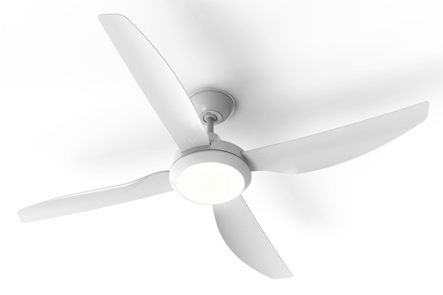 Sanur 52 DC Ceiling Fan White with LED Light