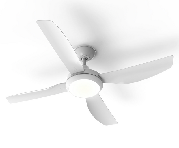 Coolum 48 AC Ceiling Fan White with LED Light