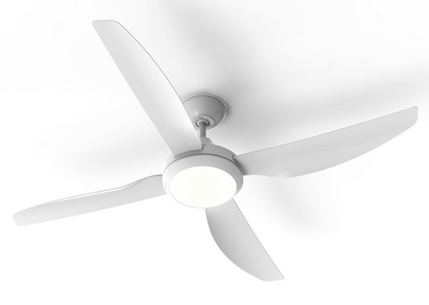 Coolum 52 AC Ceiling Fan White with LED Light
