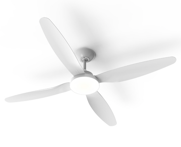 Venice 52 DC Ceiling Fan White with LED Light
